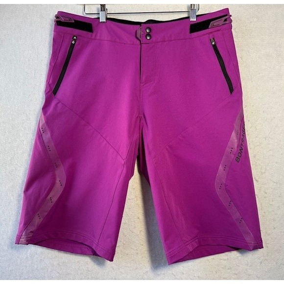 bontrager Other - Bontrager Lithos Shorts Men's XL Purple Cycling Zip Pockets Mountain Biking EUC